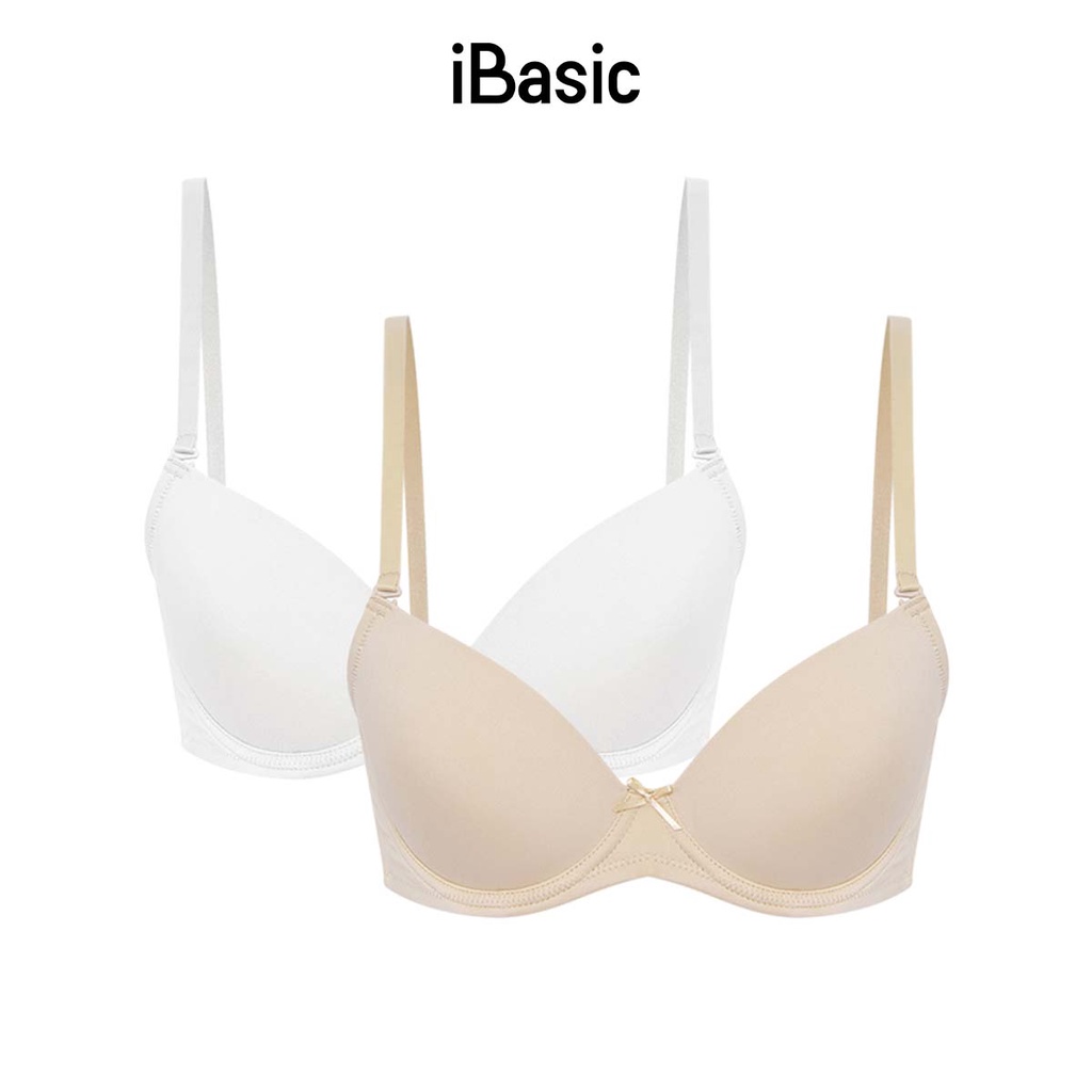 Combo 2 áo ngực có gọng mút vừa demi daily iBasic BRAW087