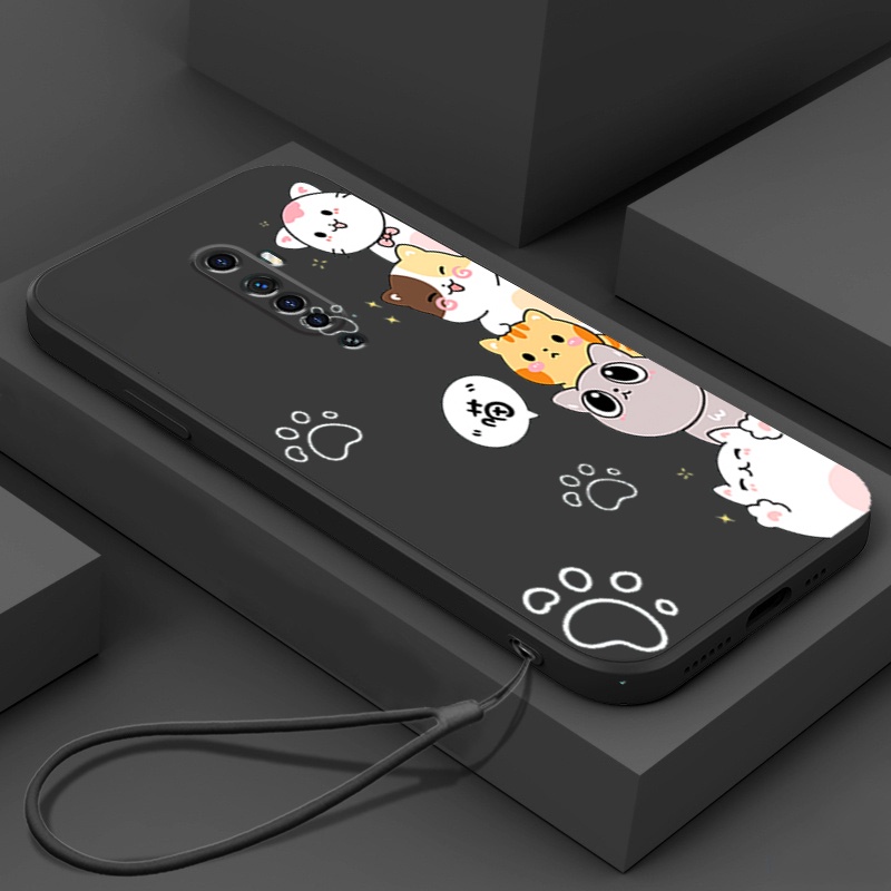 Ốp lưng OPPO reno 2F reno2 F reno 2 F reno 2 Ốp Điện Thoại Silicon Mềm Mịn Bảo Vệ Cho OPPO reno 2F reno2 F reno 2 F reno 2 DZMM01 viền vuông cute