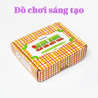 Set đồ chơi sáng tạo phát triển thị giác và tư duy, 3-6 tuổi, KEM XINH THỬ TÀI MẮT XINH, Hộp Háo Hức