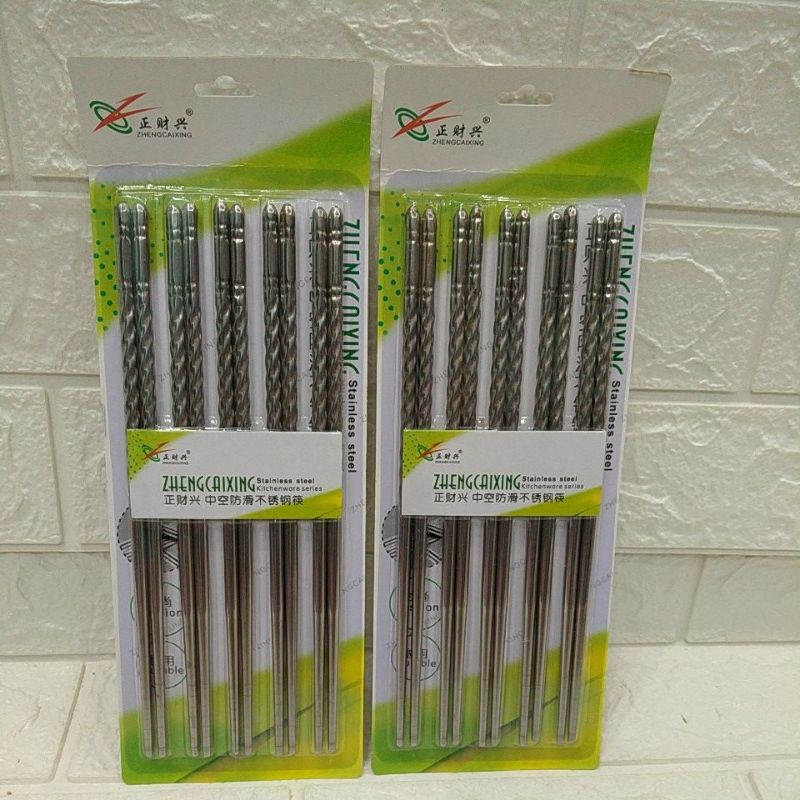 Đũa ăn inox ,com bo 5 đôi