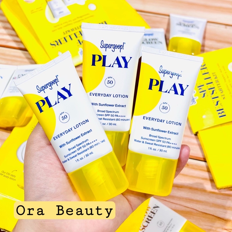 Kem chống nắng Supergoop PLAY Everyday Lotion SPF 50 with Sunflower Extract