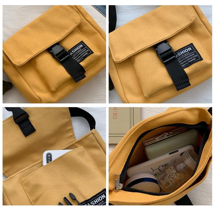 Túi xách vải canvas đeo chéo thời trang cho nam | BigBuy360 - bigbuy360.vn