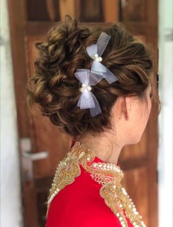 Kẹp nơ cài tóc set 5 chiếc