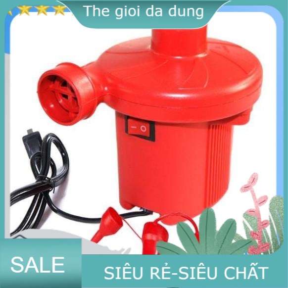 Bơm Điện Cầm Tay 2 Chiều 220V, Bơm Hút Chân Không, Bơm Bể Bơi, Bơm Ghế Hơi - Bảo Hành 6 Tháng