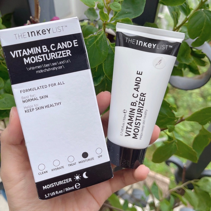 Kem dưỡng ẩm The INKEY LIST Vitamin B, C And E Moisturizer 50ml