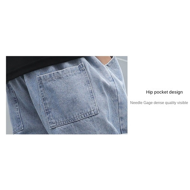 Quần short denim thời trang mùa hè cho bé trai