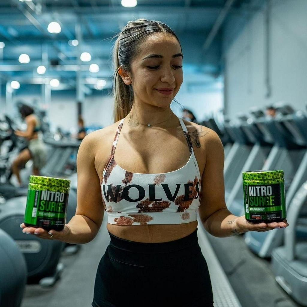 Pre-Workout bán chạy nhất Amazon NITROSURGE thương hiệu "JACKED Factory" : Made in USA