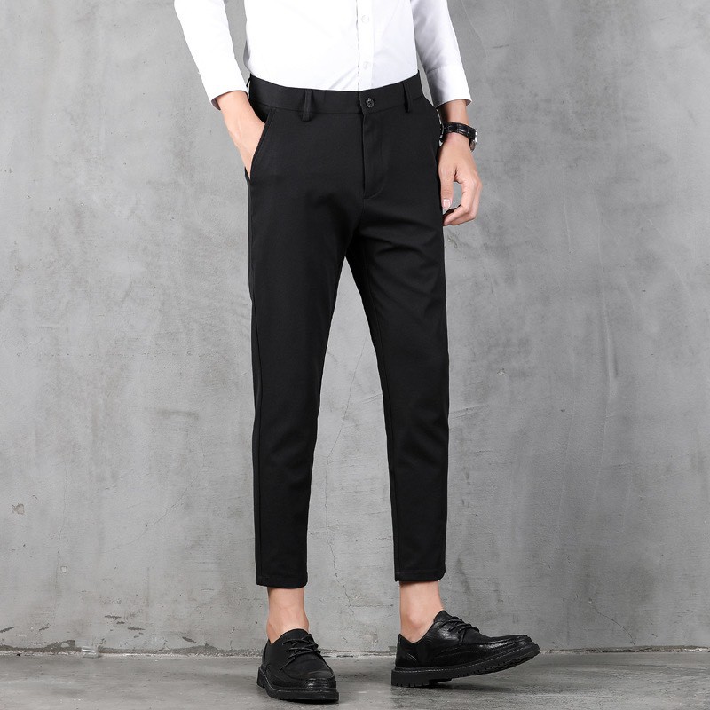 ❤️HÀNG CAO CẤP❤️ Quần Âu Nam Đẹp Kiểu Dáng Ôm Body Hàn Quốc Vải Mịn Co giãn Chống Nhăn Không Bai Màu | BigBuy360 - bigbuy360.vn