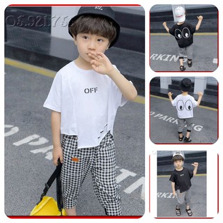 [SALE] BT20⚡Size90-130⚡Bộ thun cho bé trai, hoạ tiết hoạt hình⚡HÀNG QUẢNG CHÂU CAO CẤP - THỜI TRANG TRẺ EM⚡