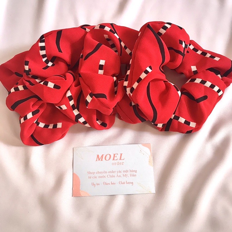 cột tóc vải scrunchie handmade
