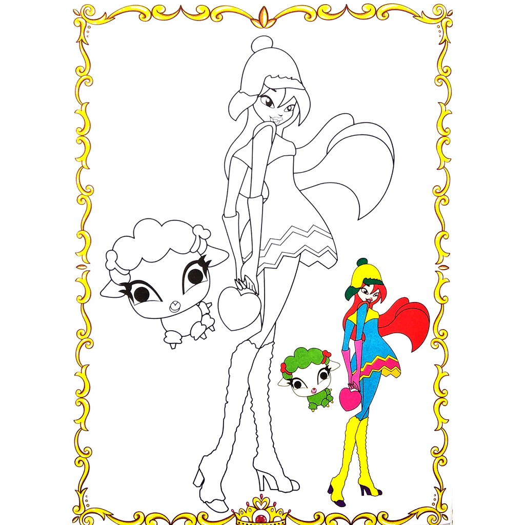 Sách Tô Màu Công Chúa Xinh Đẹp - Tập 9