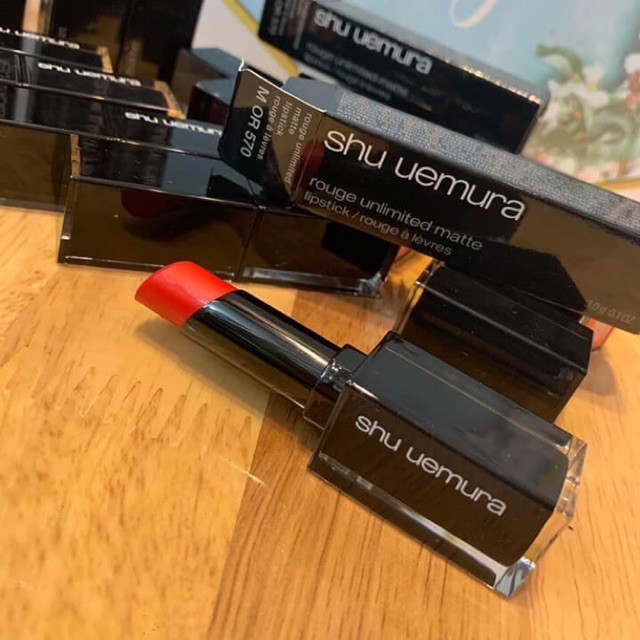 [CÓ HÓA ĐƠN LOTTEDUTYFREE] Son SHU UEMURA ROUGE UNLIMITED SUPREME MATTE M OR 570