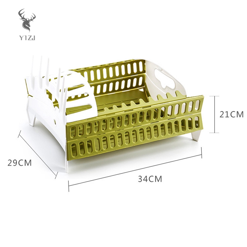 Giá để ráo nước bát đĩa có thể gập gọn cho nhà bếp