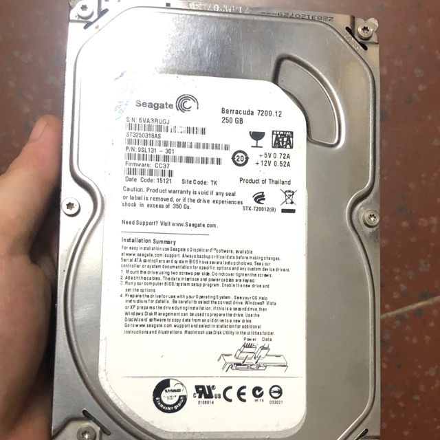 Ổ cứng Seagate 250G