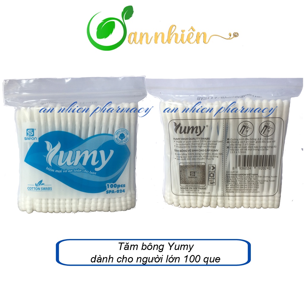 Tăm bông Yumy dành cho người lớn và trẻ em