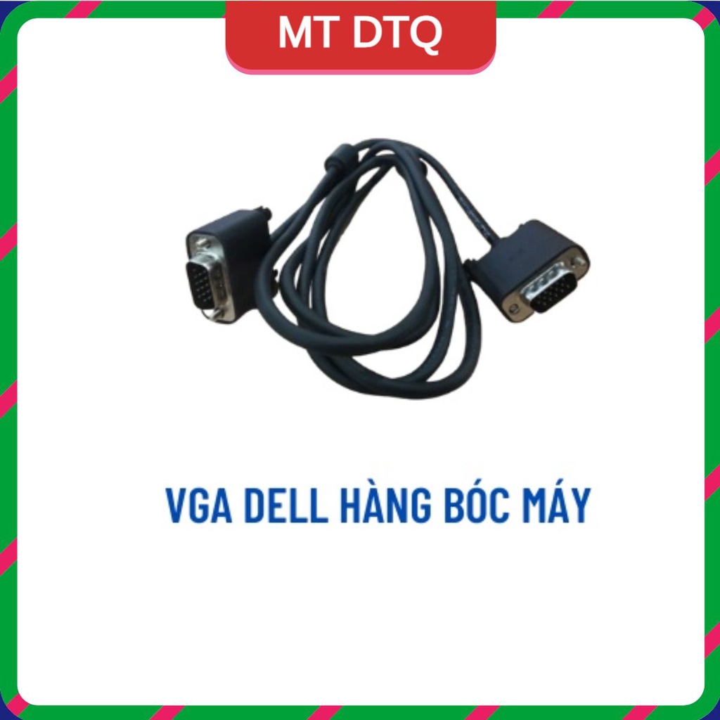 Dây Cáp Vga sang Vga dài 1,5m HÀNG BÓC MÁY DELL / HP cực xịn - dùng cho màn hình kết nối máy tính, máy chiếu, tivi box
