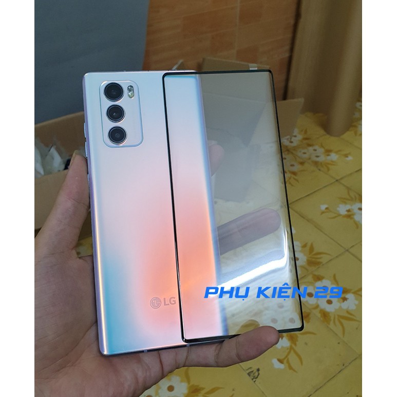 [LG Velvet/LG Wing] Kính cường lực cong 3D FULL màn Glass Pro+ 9H