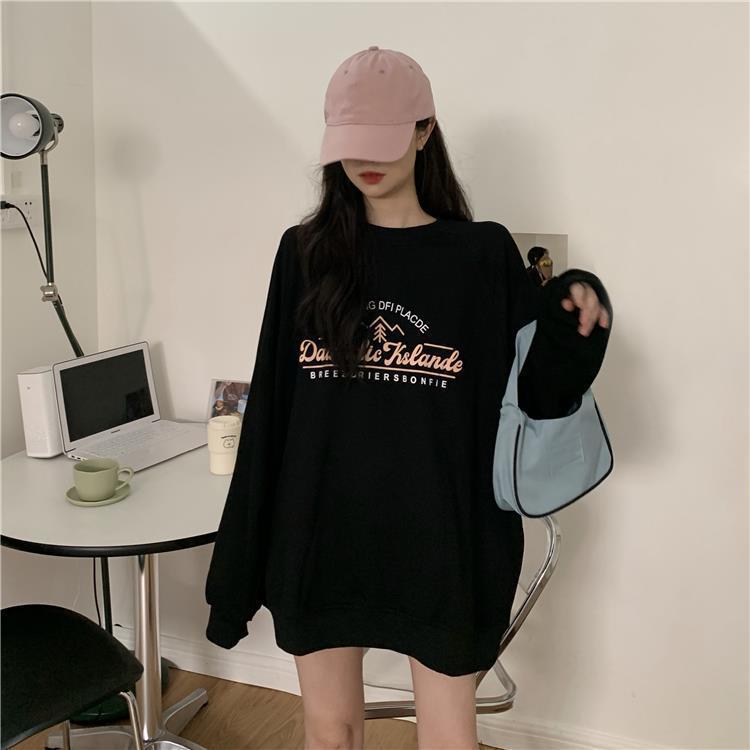 Áo Hoodie Nữ Tay Dài Phong Cách Hàn Quốc 2021