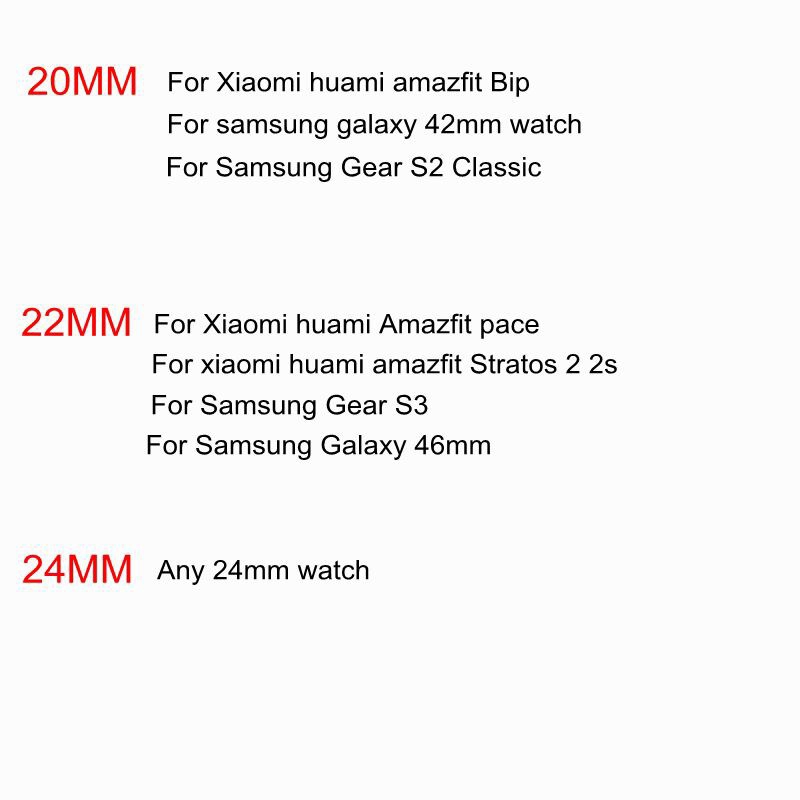 Dây Đeo Nylon Mềm 18mm 20mm Cho Đồng Hồ Samsung Gear S3 &amp; Samsung Gear S2