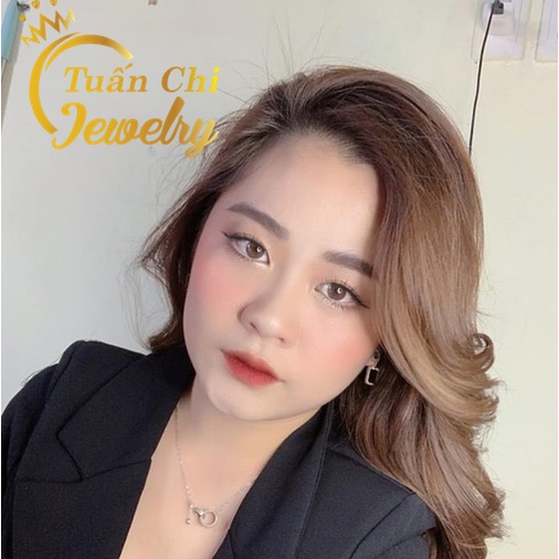 Dây Chuyền Nữ ♥️MẪU HOT♥️ Vòng Cổ Bạc Nữ, Liền Mặt Đính Đá Sang Trọng, Phong Cách Hàn Quốc