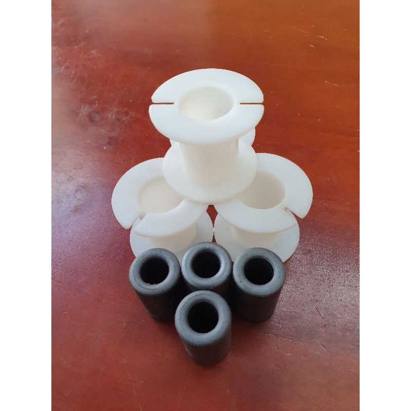 Combo 2 cặp lõi nhựa 2 đầu tròn quấn cuộn cảm phân tần loa