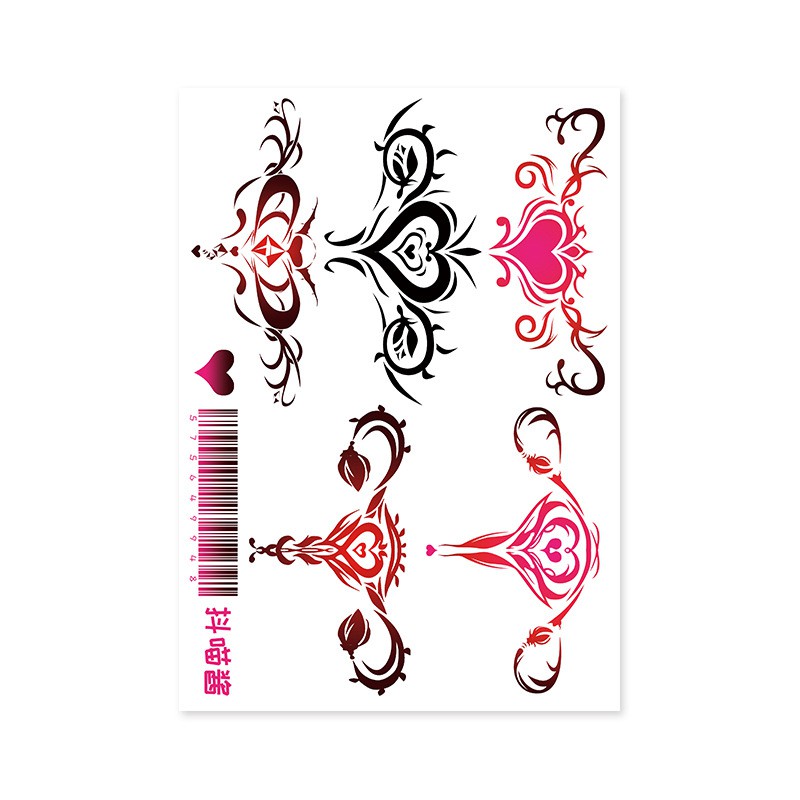 Hình Xăm Dán Cơ Thể Gợi Cảm Chống Nước Lâu Trôi