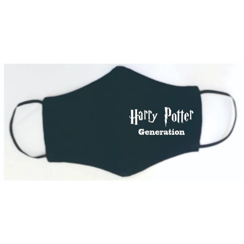 Set 10 Khẩu Trang Đen 3 Lớp Phong Cách Phim Harry Potter