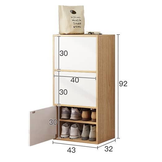 Tủ kệ giày gỗ thông minh 3 tầng thiết kế hiện đại tiết kiệm diện tích chính hãng- GP146.31