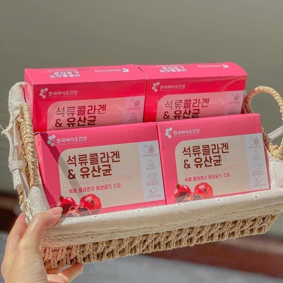 Bột Collagen Lựu Đỏ Korea Bio Cell ( 2g x 30 gói )