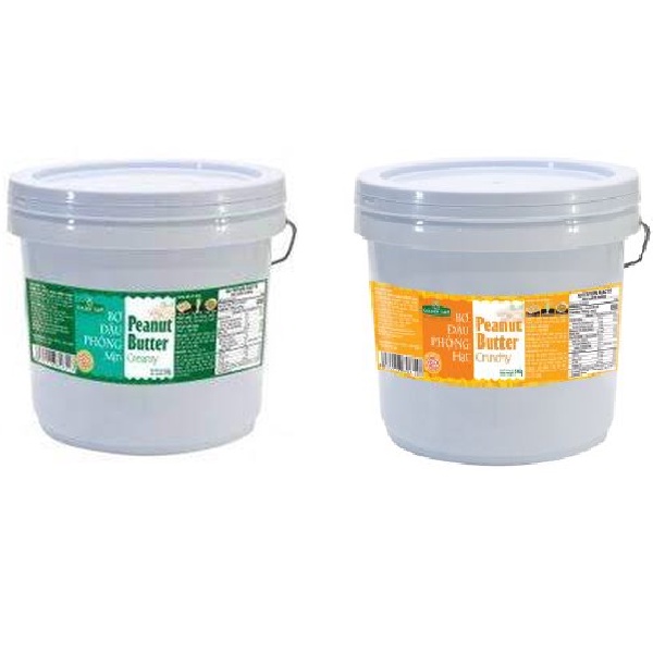 Bơ đậu phộng mịn  Golden Farm xô 5kg