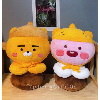 [Apeach Ryan Kakao friends] gấu bông đào rian ngồi chậu nồi đất