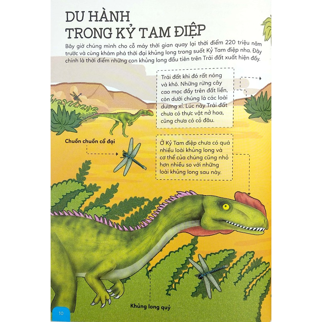 Sách Du Hành Ngược Thời Gian Đến Xứ Sở Khủng Long - First News