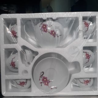 Bộ tách trà 14 sản phẩm + tặng kèm 1 khay trà nhựa