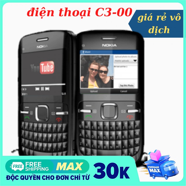 ĐIỆN THOẠI NOKIA C3 00 zin WIFI CHÍNH HÃNG