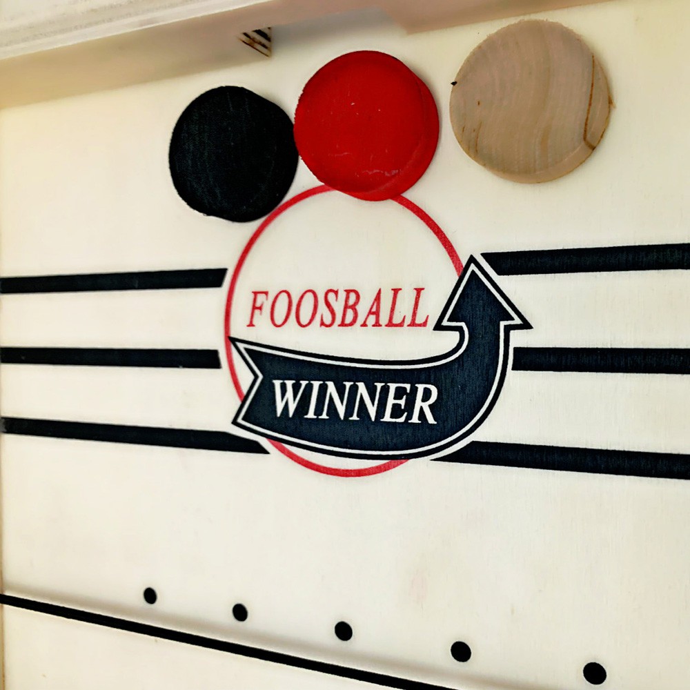 [HOT] Foosball Winner bàn bắn bi gỗ, đồ chơi bằng gỗ thân thiện môi trường an toàn sức khỏe, Echolic, Slingpuck