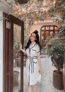 ĐẦM SUÔNG VEST VIỀN CỘT EO (KÈM VIDEO)
