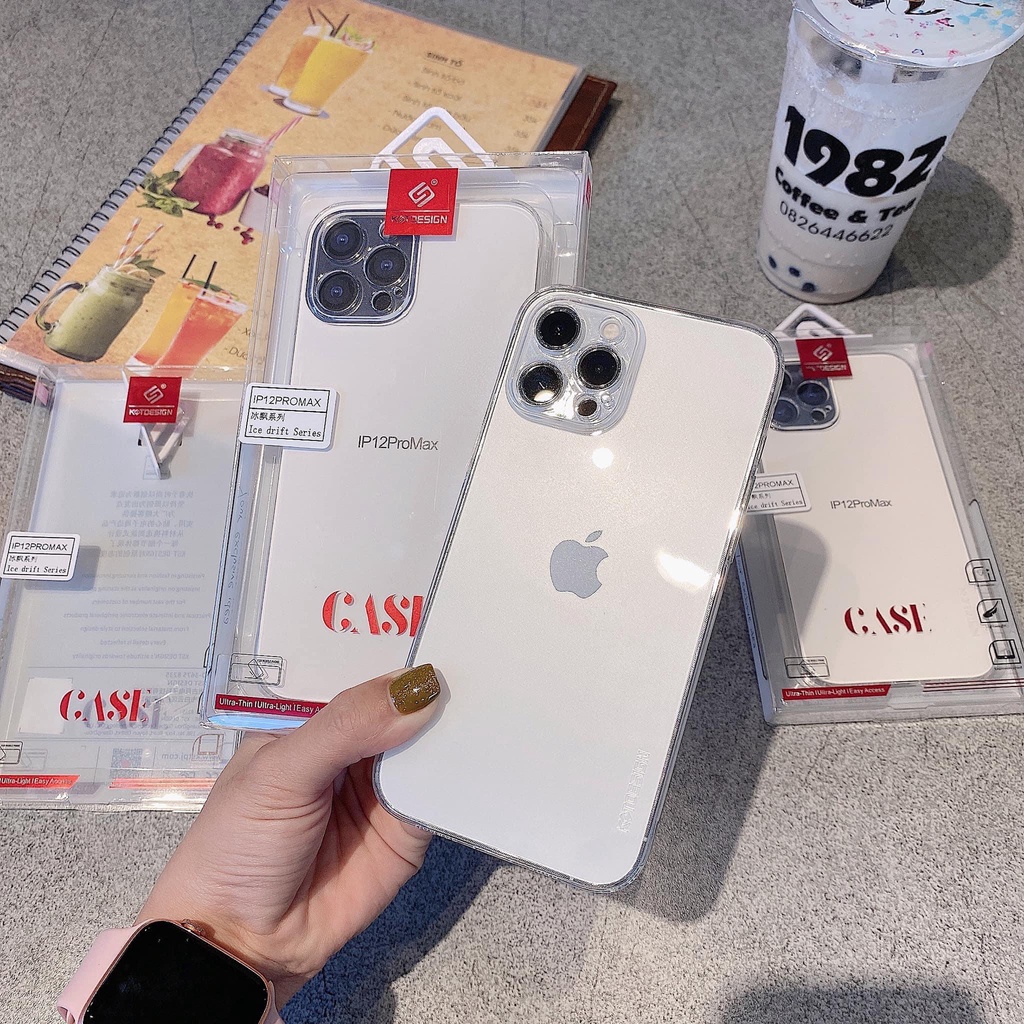 Ốp lưng KST DESING  nhựa TPU trong suốt, chống ố vàng iphone Xsmax / 11/11pro / 11promax / 12 / 12pro /12promax