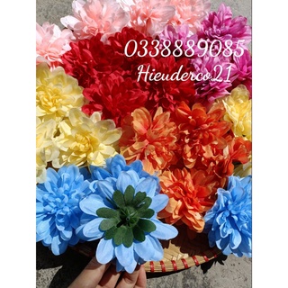 Ảnh thật - Bông CÚC THƯỢC DƯỢC Cao cấp - hoa lụa hoa giả.. ..... ...