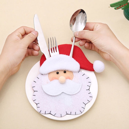 Bộ Dụng Cụ Ăn Uống Phong Cách Giáng Sinh Đáng Yêu