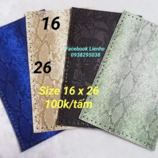 Tấm da hoa văn làm túi xách
