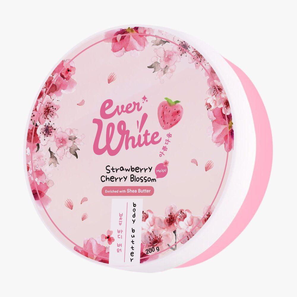 Everwhite Body Butter Strawberry Cherry Blossom