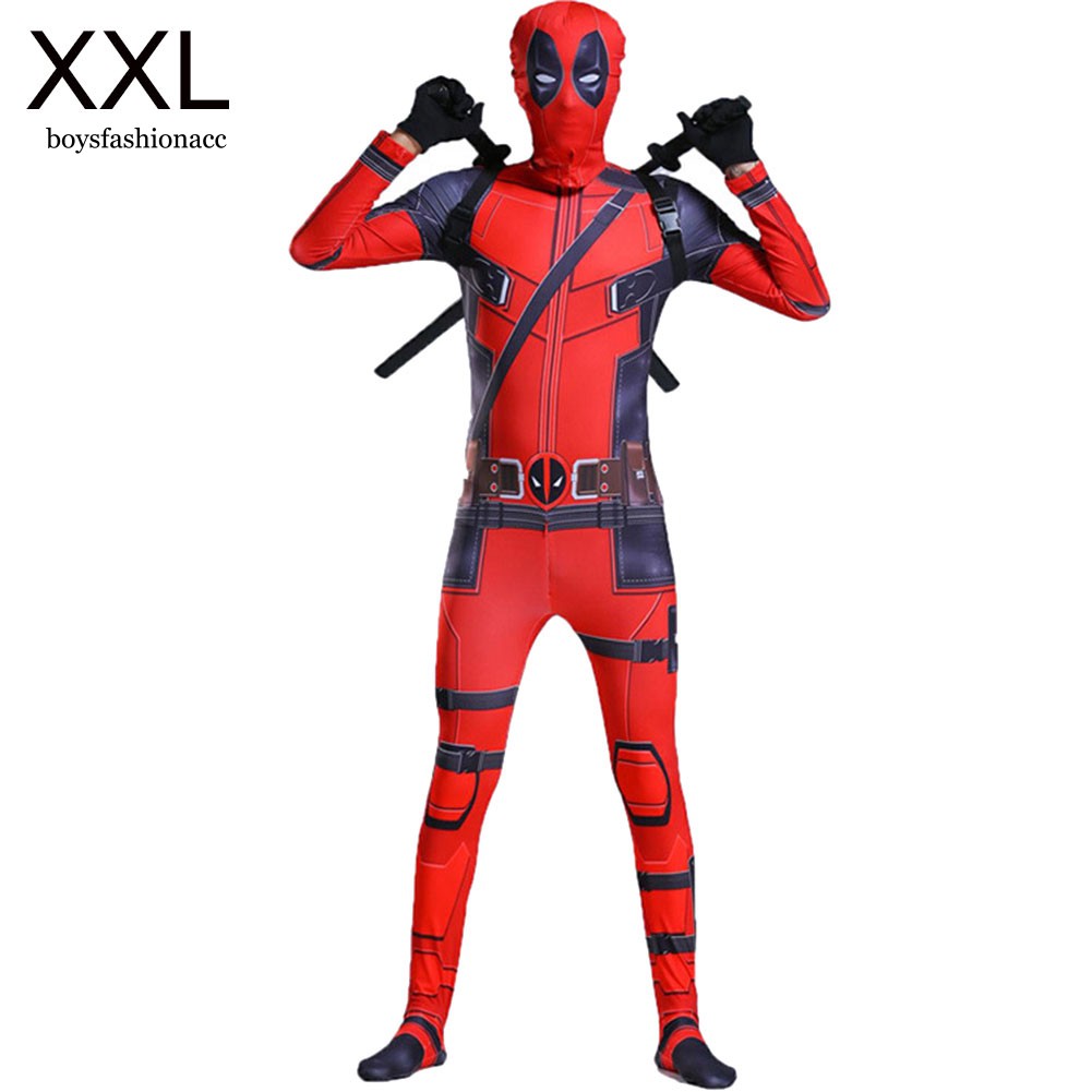 Bộ đồ hóa trang nhân vật siêu anh hùng Deadpool dành cho trẻ em nam