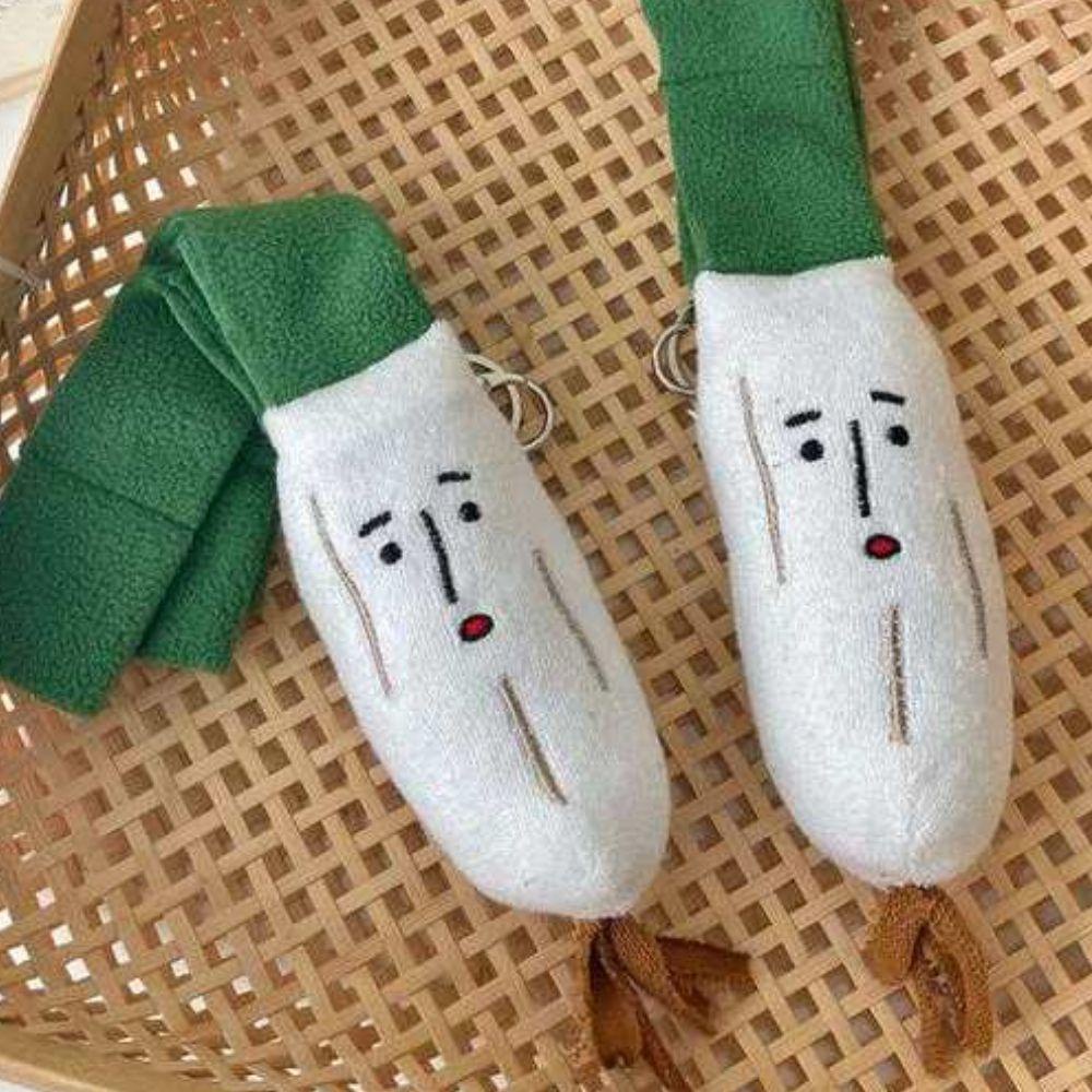 Móc Khóa Hình Rau Củ Quả Nhồi Bông Đáng Yêu charms