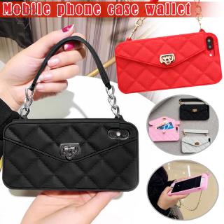 Ốp điện thoại kiểu túi xách mini cầm tay kèm ngăn đựng thẻ độc đáo cho iPhone