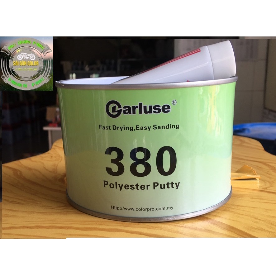 BỘT - BẢ MATIT TRÁM TRÉT KIM LOẠI - NHỰA ĐA DỤNG POLYESTER PUTTY 380 PLUS 1KG