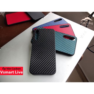 Ốp vân Cacbon Vsmart Live 4 live 1 Active 3 Joy 3 +(Free ship)