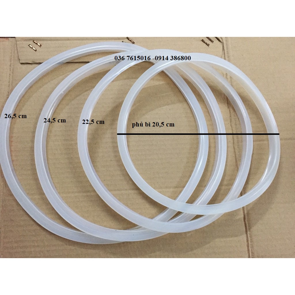 Gioăng nồi áp suất nhôm Supor 1 tay cầm (roăng ga / zoăng / zon / ron gas) -kholinhkiennamdinh