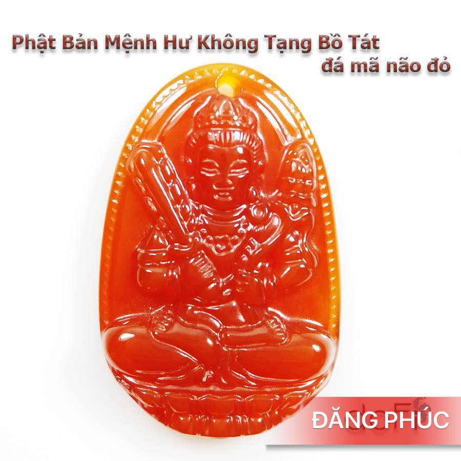 MẶT BẢN MỆNH HƯ KHÔNG TẠNG BỒ TÁT- TẶNG KÈM DÂY ĐEO