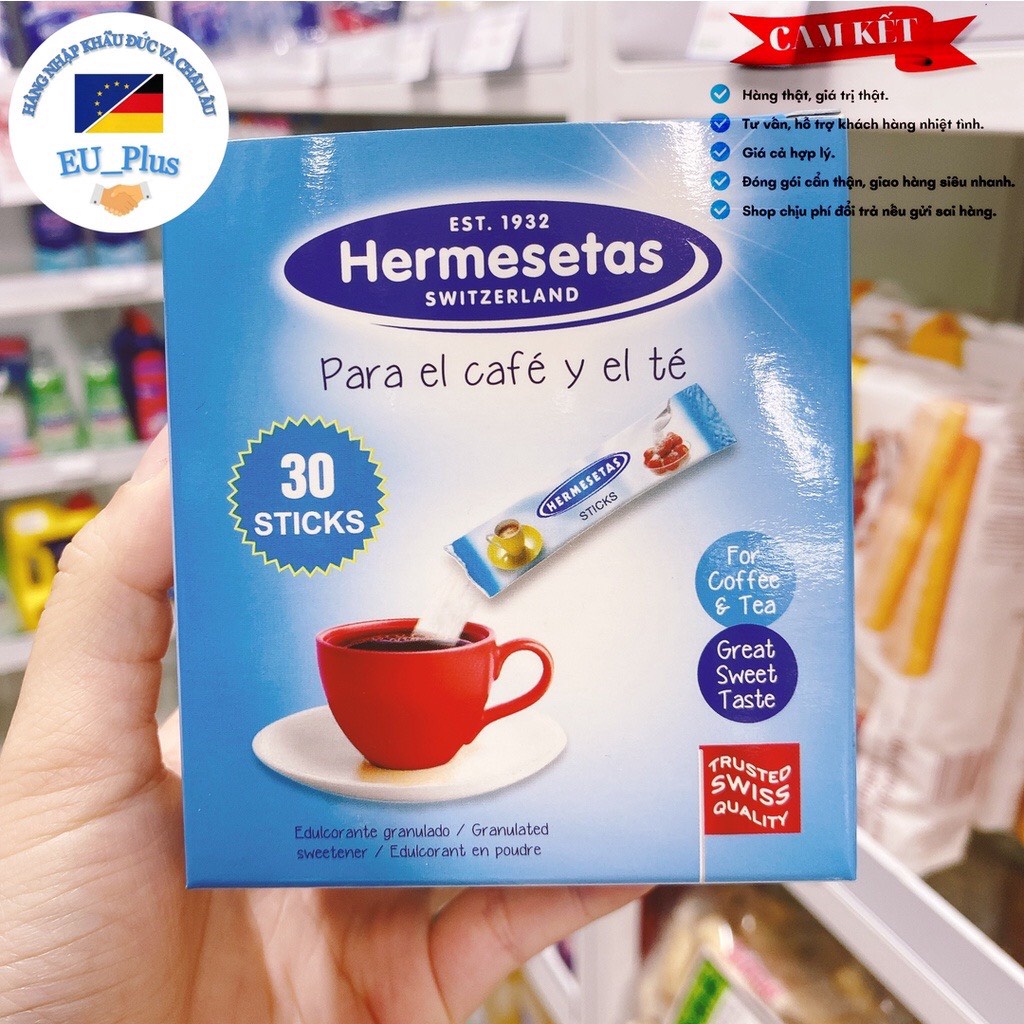 Đường ăn kiêng Hermesetas 30 gói