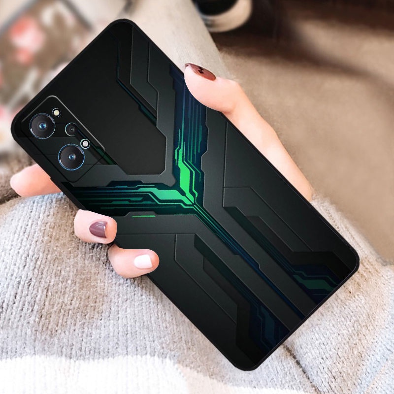 Ốp Điện Thoại Viền Mềm Phủ Toàn Diện Họa Tiết Đường Phố Cho realme Q5Pro Q5i q5